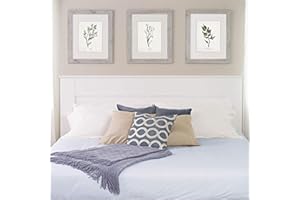 Prepac Stylish Flat Wood Panel Headboard for King Size Beds, Simplistic Wooden King Headboard 2.25" D x 81" W x 48" H, White, WHFK-1301-1