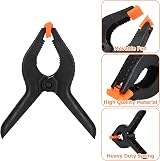 LOLYSIC 16Pcs 6 Inch Plastic Spring Clamps Heavy Duty Nylon Clips view 4