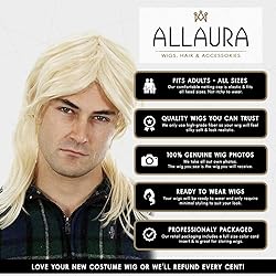 ALLAURA - Garth Wig Blonde Mullet Wigs Men 80s