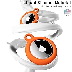 Oakxco for Airtag Keychain Silicone, Airtag Holder