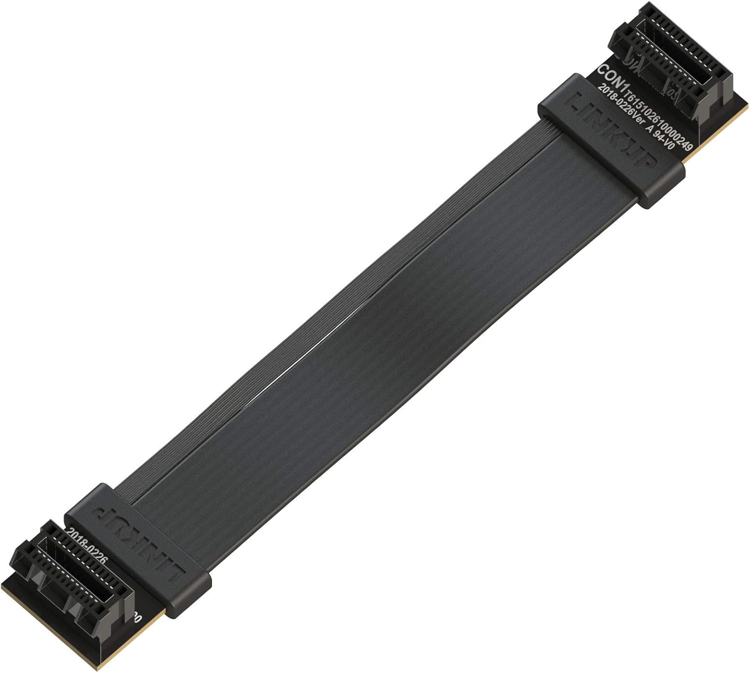 LINKUP - Flexible SLI Bridge GPU Cable Extreme High-speed Technology Premium Shielding 85 ohm Design for NVIDIA GPUs Graphic Cards