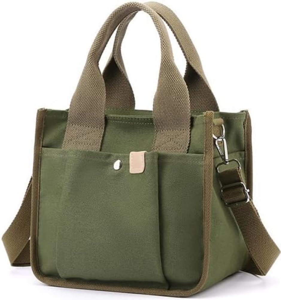 Small Canvas Tote Bag with Zipper, 2023 Canvas