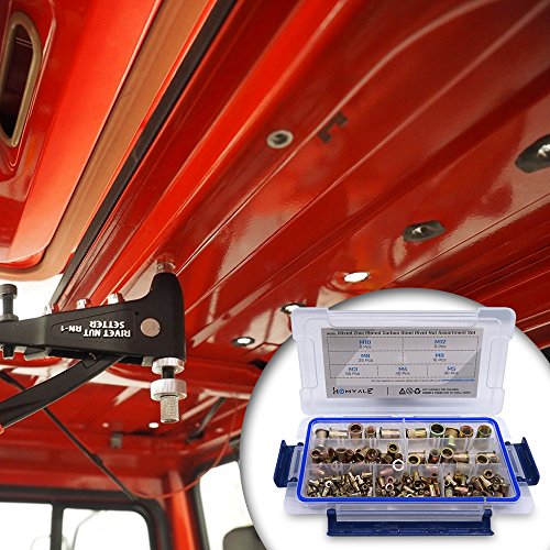 5 Metric+Plated+Rivnuts+Treaded+Nutsert