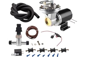 maXpeedingrods 28146 12V Electric Vacuum Pump Kit Brake Booster Vacuum Pump 18" to 22" Electric Brake Vacuum Pump, w/Installa