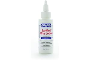 DAVIS MANUFACTURING Davis EML02 EarMed Mite Lotion for Pets, 2 oz