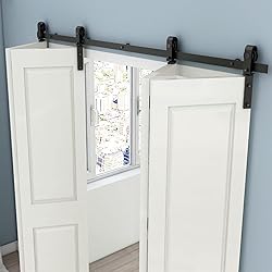 CCJH 6.6FT/80'' Bi-Folding Barn Door Hardware