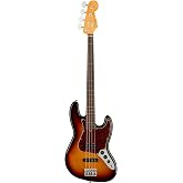 Fender American Professional II Jazz Bass, 3-Color Sunburst, Fretless, Rosewood Fingerboard