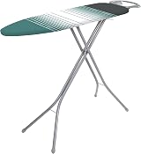 Minky Large Ironing Board 122 x 38 cm, 96 cm Height, Foldable, Angled Iron Rest view 4