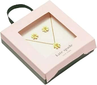 Pendant Necklace Set Yellow Flower 