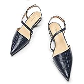 C.Paravano Flats for Women | Pointed Toe Flats | Slingback Shoes for Women | Pointed Toe Sandals | Casual Shoes