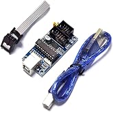 Geekstory USBtinyISP downloader AVR ISP Programmer microcontroller Bootloader USB Download with 6pin to 10pin Programming Cable for Arduino Meag2560