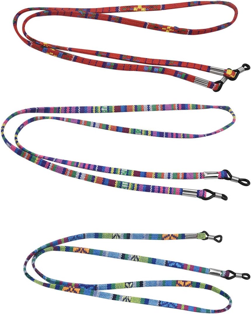 FodlonGlasses Strap for Women 3 Pcs Sunglasses Strap Glasses Chain for Women Sunglasses String Cord Eyewear Retainer for Sport, Glasses Chain Glasses Cord Glasses String