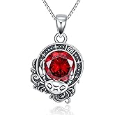 LONAGO Zodiac Sign Necklace Celestial Constellation Necklace Horoscope Astrology Zodiac Pendant Necklace Gift for Women