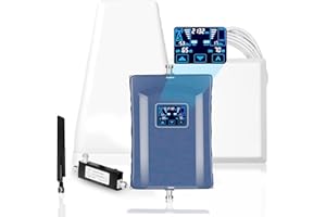 BAMWIRZ Cell Phone Booster for Home & Multi-Room,Up to 6500 sq ft,Cell Phone Signal Booster for Band 66/25/2/4/5/12/13/17,Boost 5G 4G Data for U.S. Carriers FCC Approved Cell Booster