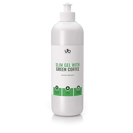 UB Schlankheits und Anti-Cellulite Ultraschallgel mit grüner Kaffee Extrakt und Yerba Mate 500ml
