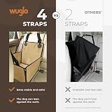 Wuglo Extra Stable Dog Car Seat with Seat Belt – Waterproof, 4 Straps view 4