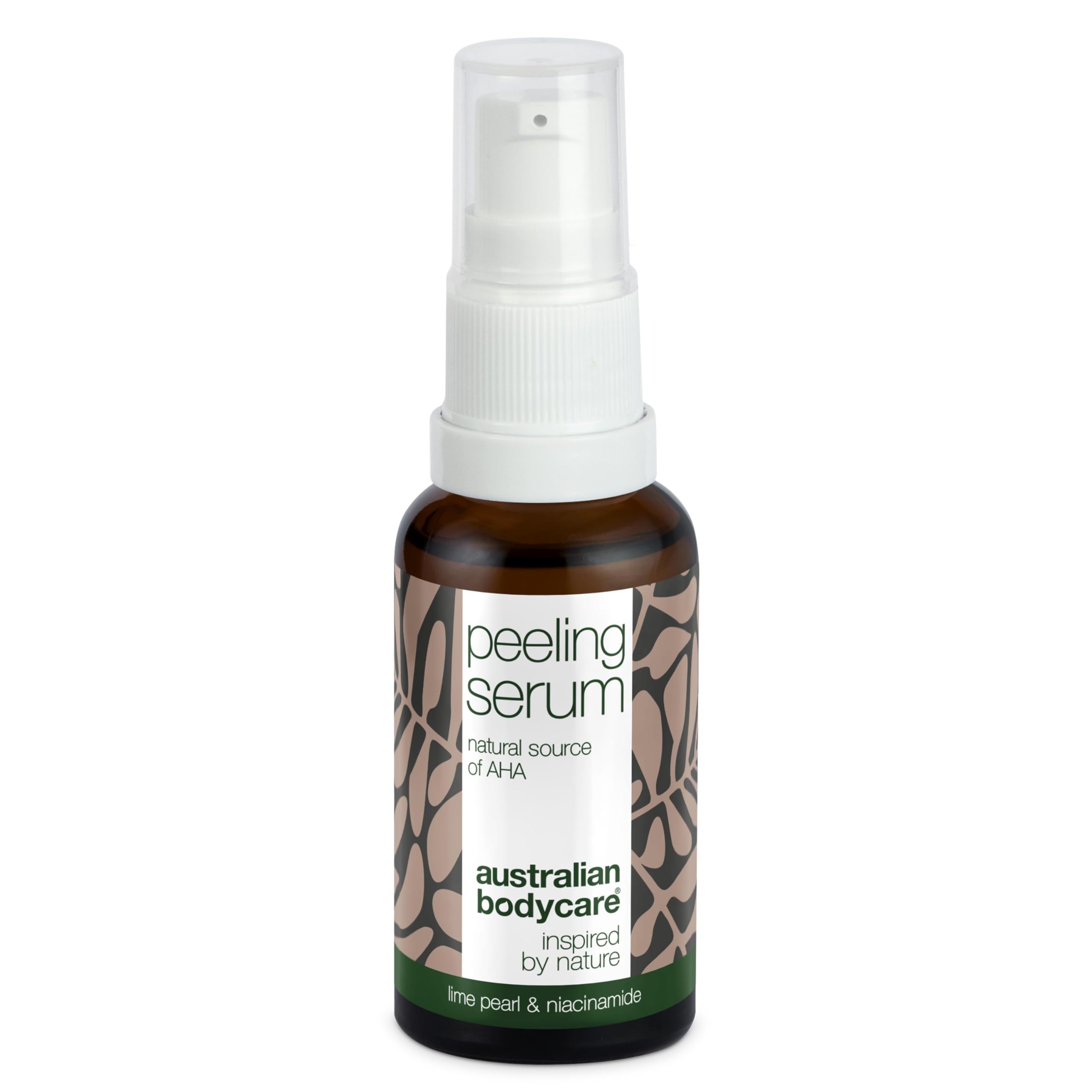 Natural AHA Exfoliating Serum - AHA Fruit Acid Scrub and Niacinamide Reduces Redness and Irritation, 100% Vegan Serum Suitable for Blemished & Sensitive Skin, 30 ml