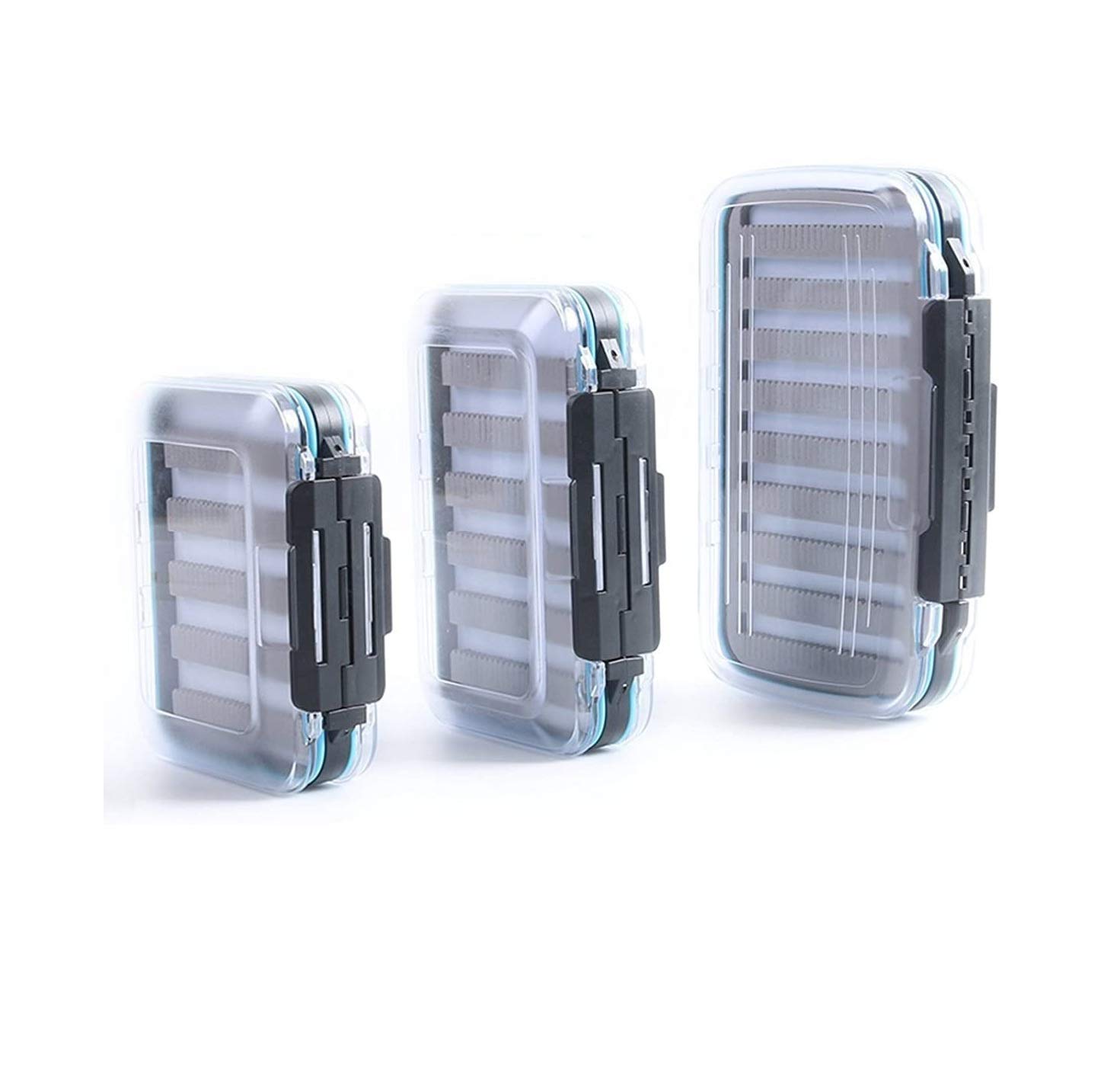 Maxcatch Waterproof Fly Box Double Clear Lid Fly Fishing Box (Size BCD)