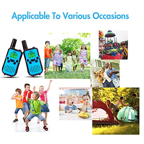 Walkie-Talkies-For-Kids-Wireless-Interphone-22-Channel-FRSGMRS-2-Way-Radio-2-miles-up-to-3-Miles-UHF-Handheld-Walkie-Talkies-for-KidsBusiness-Outdoor-Use1-Pair-Blue