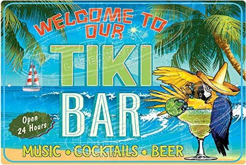 Large Tiki Bar Welcome Sign from Redeye Laserworks