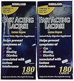 Kirkland Signature Fast Acting Lactase, Compare to Lactaid Fast Act (2 Pack)