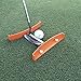 Putting Aid for Golf - Portable Golf Putting Alignment and Aim Practice Training Tool - Compatible with All Putter Styles and Works on any Golf Putting Green. TIBA Putt, Made in USA. - Orange