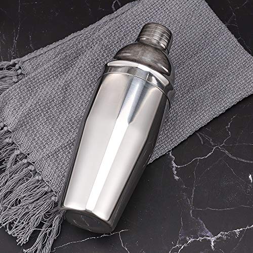Cocktail-Shaker-Set, 12-teiliges Bar-Werkzeug-Set mit stilvollem Bambus-Ständer, perfektes Bartending-Kit und Martini… – Bild 4