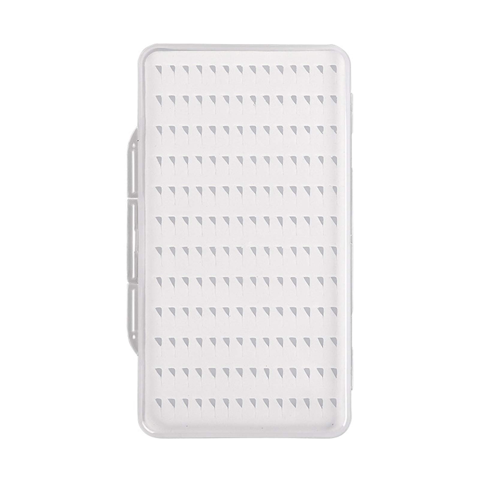 ANCLLO Super Large Capacity Slim Foam Fly Boxes Clear Lid Fishing Boxes Competition Fishing Hook Tackle Boxes