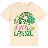 Kachibud Todder Boys Girls St.Patrick's Shirt Kids Family Irish Celebration Gifts Shamrock Tees Tops 2-7 Years