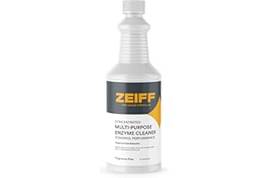 Zeiff Pro-Grade Multi-Purpose Probiotic Enzyme Cleaner - Powerful Cleaning & Odor Eliminating Formula For Professional & Home Surfaces - 32 Ounce - Fragrance Free