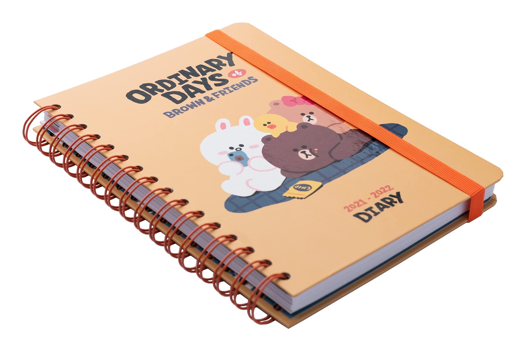 Grupo Erik: Official Line Friends Academic Diary 2021-2022 A5 Week to View - 12 Months Mid Year Diary August 2021 - July 2022