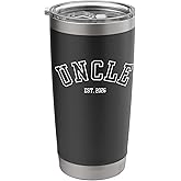 Uncle Est. 2026 New Uncle Announcement Stainless Steel Insulated Tumbler