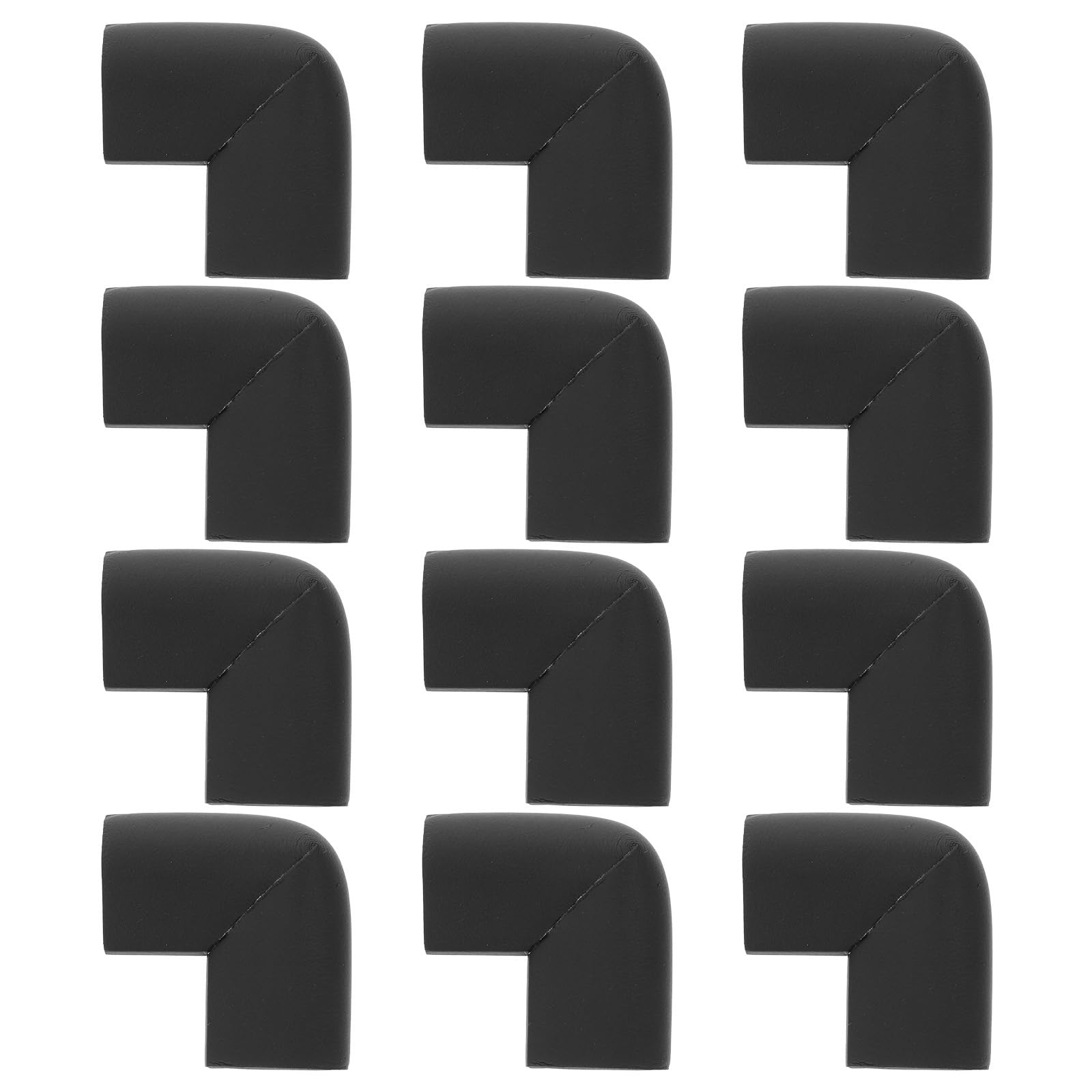 MAGICLULU 12Pcs Foam Corner Guards Edge Protectors Guards Black Safety Corner Cushion Soft Baby Proofing Corner Guards Sharp Corner Cushions Safety Corner Protectors for Furniture Table Desk Beds