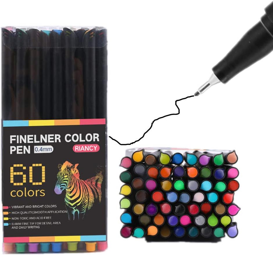 KAIKUN Colouring Pens Brush Markers Colouring Pens For Adults Pack