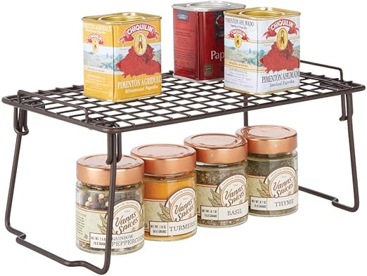 Amazon.de: mDesign stapelbarer Regaleinsatz – faltbares Küchen