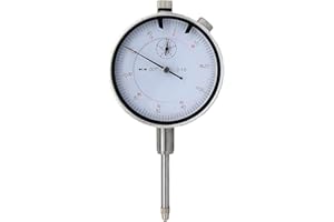 QNKAA Dial Indicator SAE 0-1" Measuring Range/Resolution up to 0.001" Dial Gauge with Lug Back