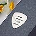Father's Day Gift I Couldn’t Pick A Better Dad Musical Guitar Pick Jewelry Gift for Daddy Papa Father 2 Pack with 1 Leather Guitar Pick Holder