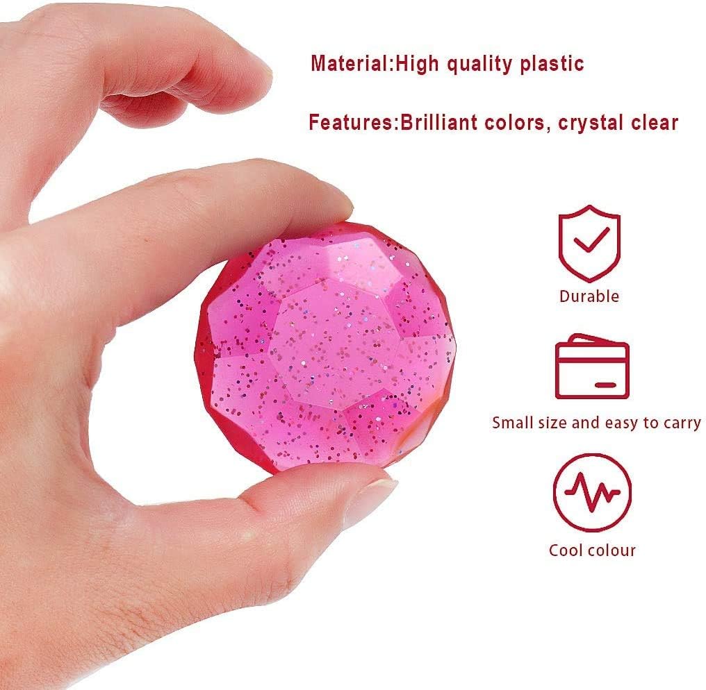 HTHL 8 PCS Set Pool Toys Sinking Dive Gem Colorful Acrylic Gemstones For Kids Underwater Toys Summer Fun Swimming Toys For Bath Pool Water Park and Sea - Image 4