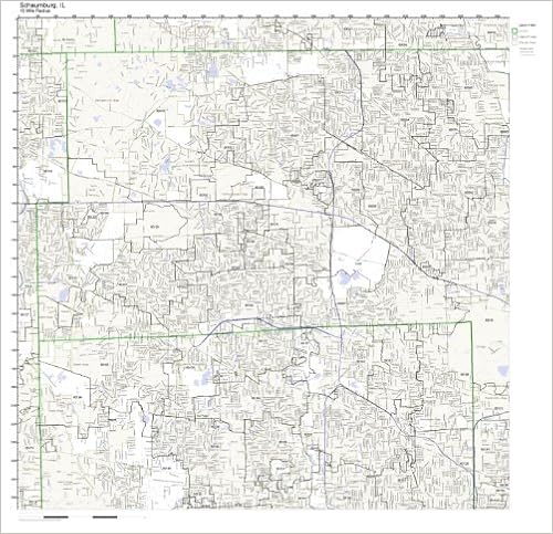 Schaumburg Zip Code Map Schaumburg, Il Zip Code Map Laminated: Amazon.com: Office Products