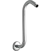 LDR 520 2419CP High Rise Shower Arm and Flange, Chrome