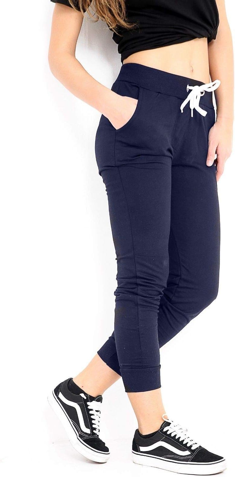 FASHION INSTYLE LTD Womens Joggers Trousers Ladies Tracksuit Bottoms Jogging Gym Pants Lounge Wear