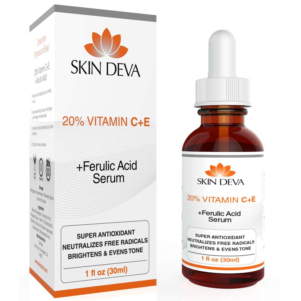 20 Vitamin C & E Plus Ferulic Acid Serum Rejuvenates Skin to Fresh & Beautiful w/Super