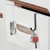 iHMeiju Over The Door Hooks Set of 4 White Hangers 20lb Load Capacity view 9
