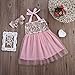 Newborn Baby Girls Summer Sleeveless Sequin Party Dress One Piece Tutu Skirt Sundress (100(12~18months), Pink)