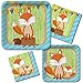 Forest Fox 7-inch Deep Dish Paper Plates 8 Per Pack
