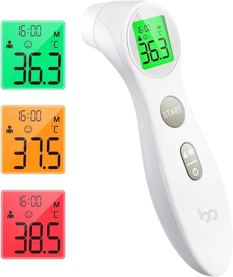 femometer Forehead Thermometer No-Touch Infrared LCD 1s 3in1