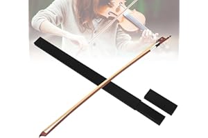 REMAGIC Brazilwood Rosewood Frog Violin Bow, Professional 4/4 Full Size Rosewood Frog Violin Arbor with Case, Well Balance Fiddle Bow with Sheepskin Bow Grip White Horse hair for Adults Student Easy to Carry