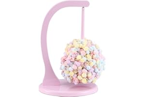 JOYKISS Magnetic Yarn Holder Spinner for Crocheting and Knitting – Durable Molded Plastic Yarn Organizer for Crochet Supplies and Yarn Storage, Smooth Rotation Base –Pastel Pink
