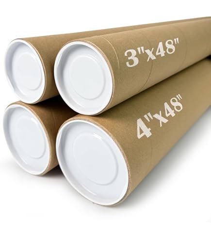 Amazon.com : Yazoo Mills 6" x .250 x 92 Extra Heavy Duty Kraft Mailing Tube (1) with Plugs : Office Products Amazon.com : Yazoo Mills 6" x .250 x 92 Extra Heavy Duty Kraft Mailing Tube (1) with Plugs : Office Products