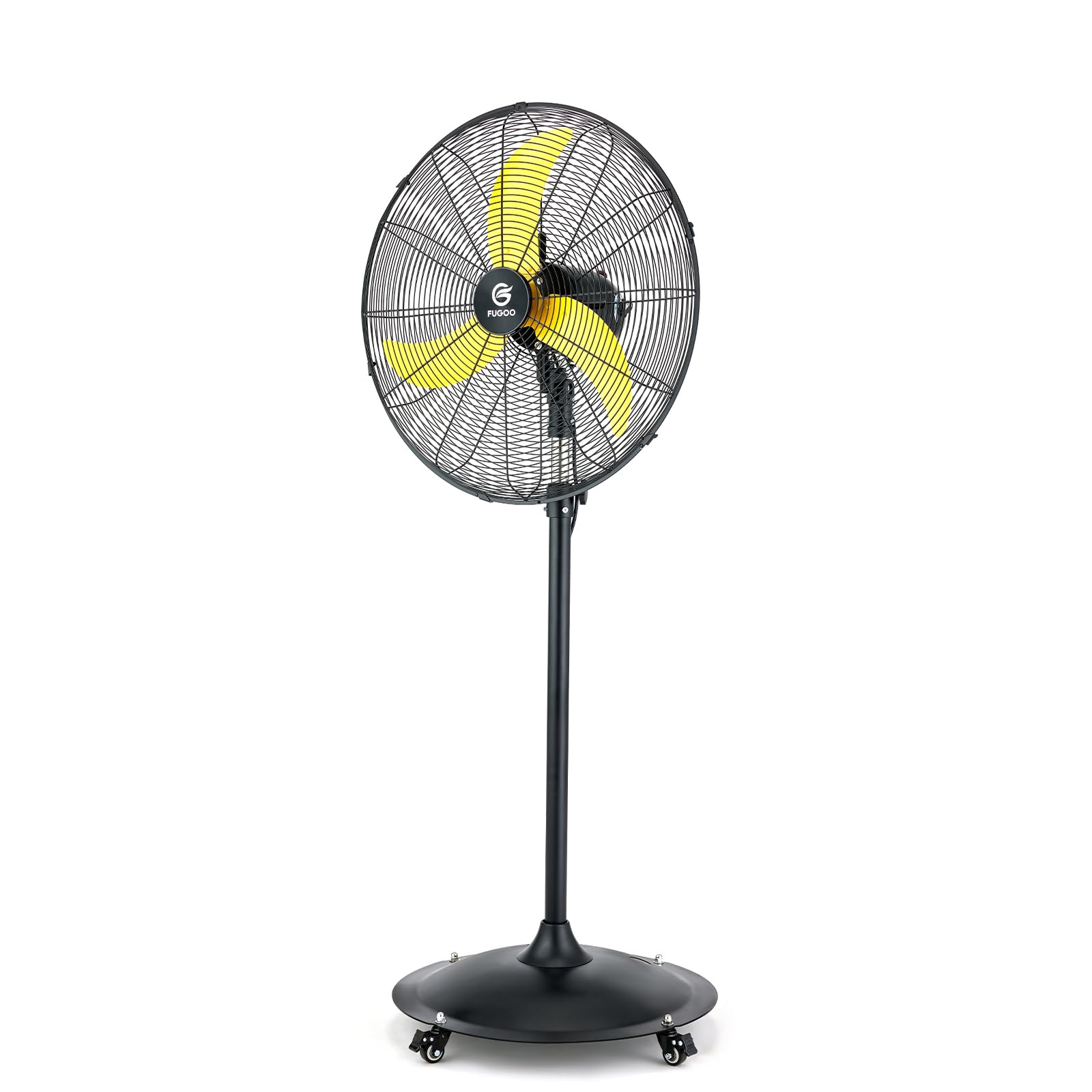 Photo 1 of FUGOO 24'' Outdoor Oscillating Pedestal Fan With All Sealed Brushless DC Motor, 4-Speed Waterproof Outdoor Fan, Heavy Duty Industrial Floor Fans for House,Patios, Commercial, Garage, Warehouse